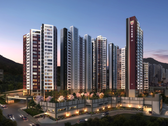 동원개발이 부산 수영구 광안동과 울산 남구 무거동에 500여 세대 규모의 신규 아파트 단지를 각각 공급한다. 지하 3층~지상 29층, 525세대 규모의 '광안 센텀 비스타동원'. 동원개발 제공