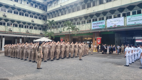 국립한국해양대학교 실습선 한바다호 필리핀 세부 비사야스대학 방문 사진