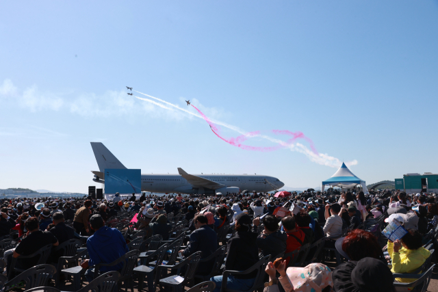 올해 사천에어쇼는 우주항공산업 축제의 장으로서 비즈니스까지 아우르는 행사로 거듭났다. 사천시 제공