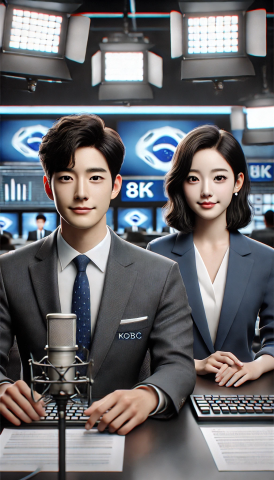 ‘KOBC 해운시황 캐스터’ AI 아나운서 이미지. 해양진흥공사 제공