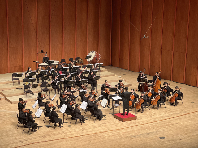 동아대 오케스트라. 부산문화회관 제공