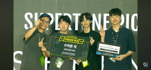 크레젠트가 지난 8월 부산 벡스코에서 열린 ‘부산인디커넥트페스티벌 2024’에서 수퍼톤의 스폰서 픽에 선정됐다. 크레젠트 제공