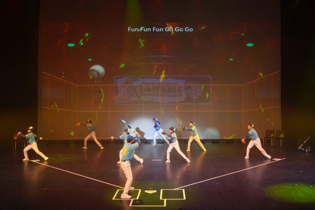 ‘야구왕, 마린스!’ 쇼케이스 리허설 현장. 예술경영지원센터 제공