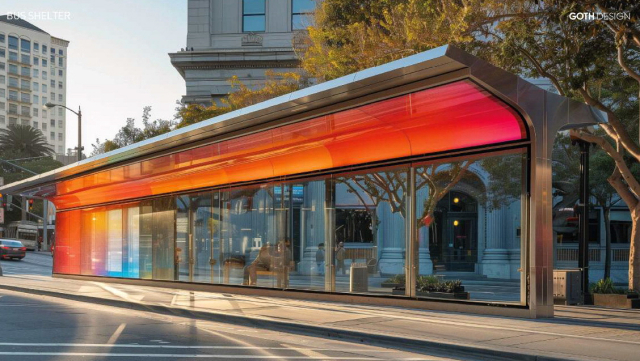 부산시는 버스 정류장과 벤치 등 예술성과 기능성을 겸비한 공공시설물을 도심에 설치한다. 부산시 제공