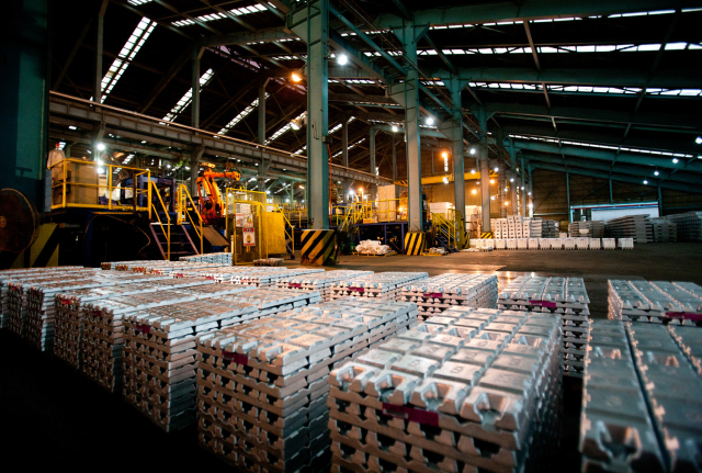 고려아연 온산제련소 내부 전경. 부산일보DB