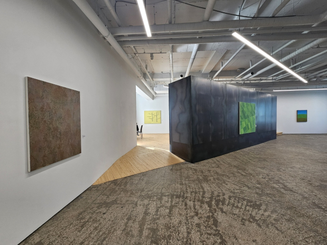 갤러리 SAP 신용호 개인전 전시 전경. 김효정 기자