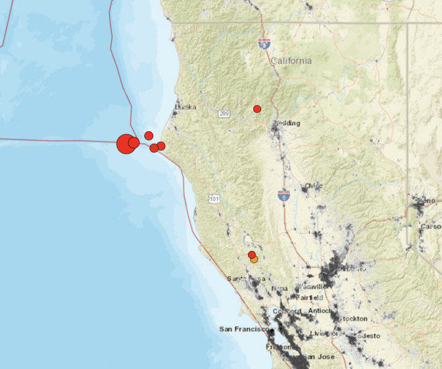 미국 지질조사국(USGS) 홈페이지 화면 갈무리