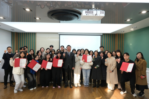 2024-2학기 전공과목 멘토링 공모전 기념 촬영 사진.