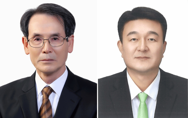 거제시장 재선거 무소속 예비후보. 왼쪽부터 손한진, 김두호. 중앙선거관리위원회 제공