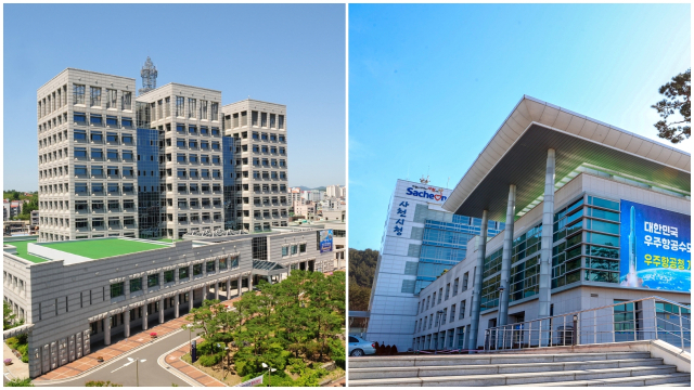 진주시(좌)-사천시(우) 청사 모습. 1년 가까이 끌어왔던 진주-사천 광역 생활 쓰레기 소각장 설치 논의가 사실상 무산됐다. 김현우 기자