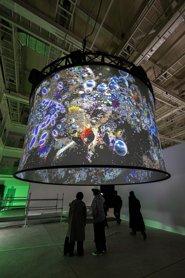 수질오염 데이터를 영상으로 바꾼 작품. 정혜련 ‘물처럼 살기’. 작가 제공