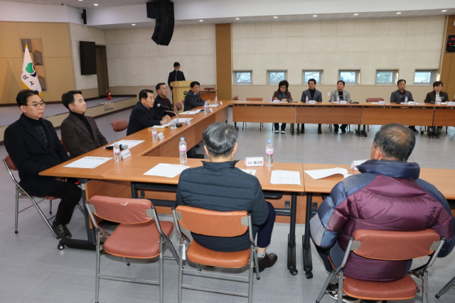 양산시가 13일 오후 시청 내 대회의실에서 2025년도 이통장연합회 정기회의를 갖고 있다. 양산시 제공