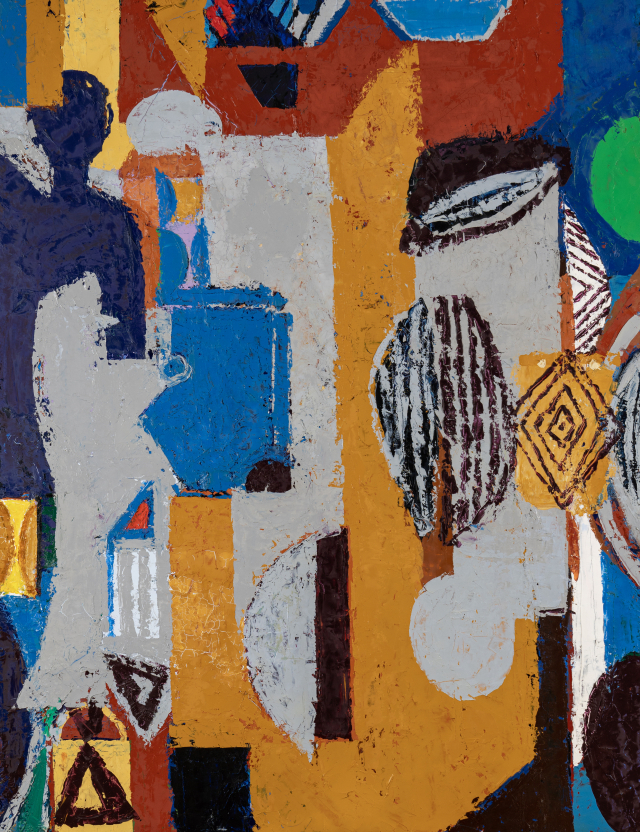 고 백성도 교수의 대표 연작인 ‘석’. 백근영 작가 제공