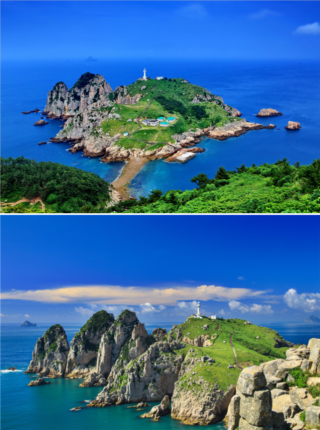 등대 및 주변 경관 참고 이미지(소매물도 등대). 해수부 제공