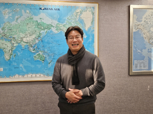 지난해 11월 부울경관광벤처협의회의 신임 회장으로 취임한 박상용 (주)씨앤 대표. 서유리 기자 yool@