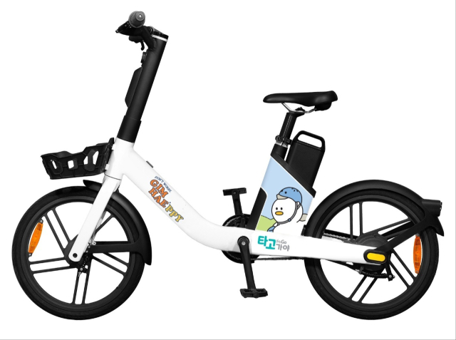 경남 김해시가 운영 중인 공영자전거 서비스 ‘타고가야’에 투입되는 자전거. 김해시 제공