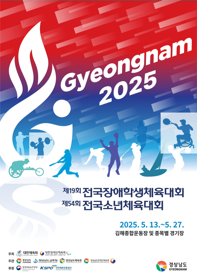 전국소년(장애학생)체전 포스터. 김해시 제공