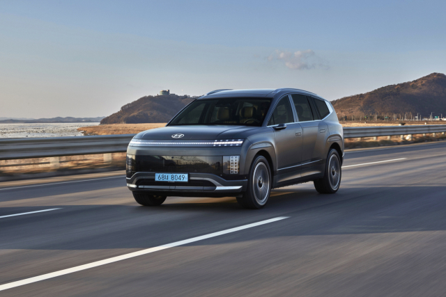 현대차 ‘아이오닉 9’ 주행모습.현대차 제공