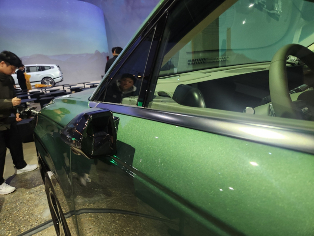 현대차 ‘아이오닉 9’ 디지털 사이드 미러.djbae@