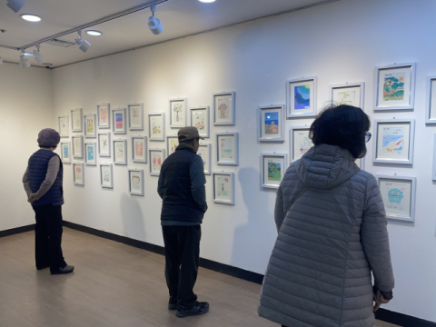 전시개막을 하루앞둔 20일 오후 현장 전경. 부산시설공단 제공