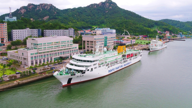 국립한국해양대학교가 국립목포해양대학교와 통합을 기반으로 한 글로컬대학 30 사업 공동 추진을 선언했다. 국립목포해양대 전경. 국립한국해양대 제공
