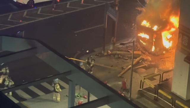 화재 현장. 독자제공