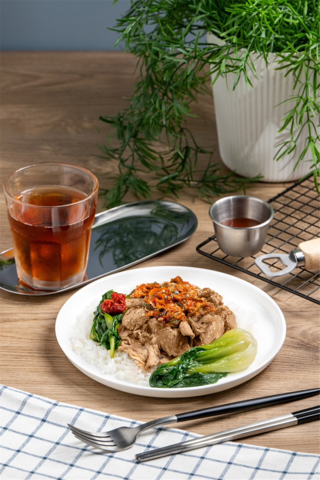 대만 타이거에어에서 제공할 부산 돼지국밥 콘셉트 기내식. 부산관광공사 제공