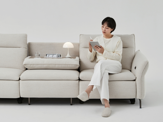 한샘 리프 리클라이너 '어폰' 홈바형