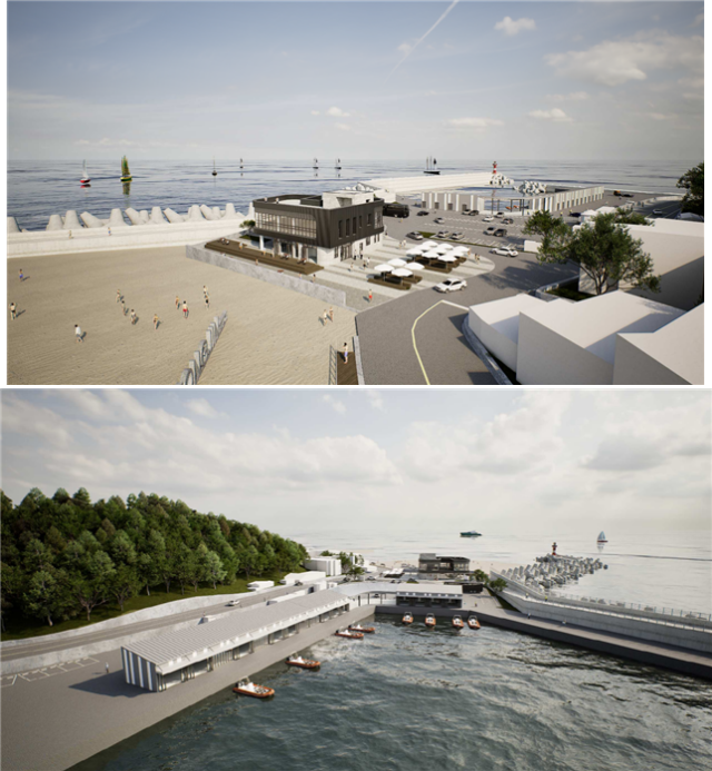 강릉시 영진항 어촌정주여건 개선사업 조감도. 어촌어항공단 제공