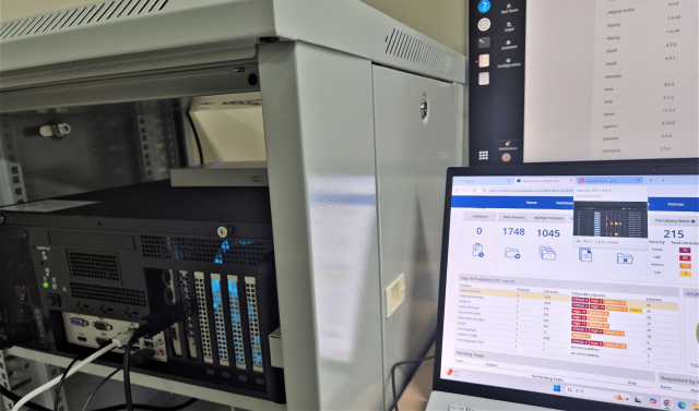 KTL이 보유하고 있는 의료기기 사이버보안 시험평가 장비. KTL 제공