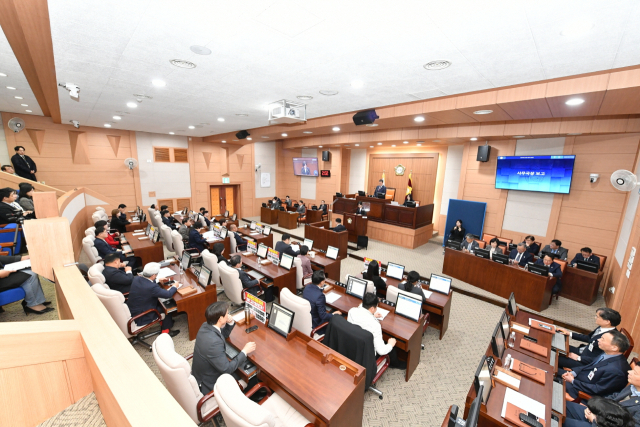 김해시의회 제269회 임시회가 지난 21일 5일 간의 일정을 마무리했다. 김해시의회 제공