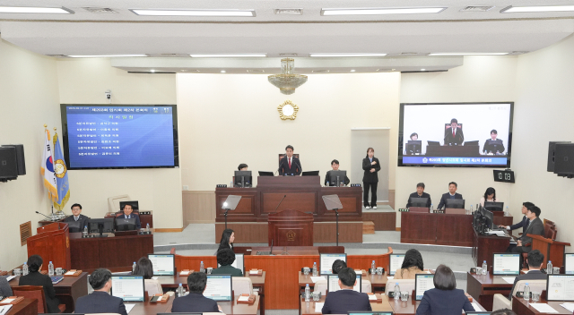 양산시의회는 지난 21일 제2회 본의회를 끝으로 5일간 일정의 임시회를 마무리했다. 양산시의회 제공