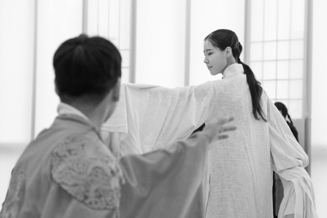 국립부산국악원 무용단 정기 공연 ‘선락船樂-기억의 산으로’ 연습 장면. 국립부산국악원 제공