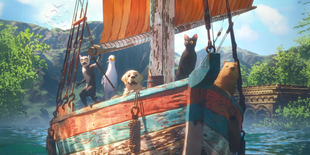 애니메이션 '플로우' 스틸컷. 판시네마 제공