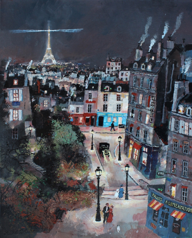 미셸 들라크루아의 'Les hauteurs de Montmartre'. 부산화랑협회 제공