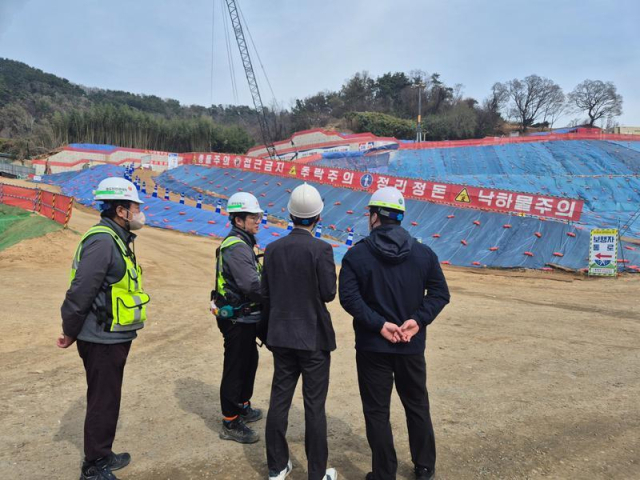 부산김해경전철의 김해 구간내 특별안전점검이 실시될 일부 구간. 경남도 제공