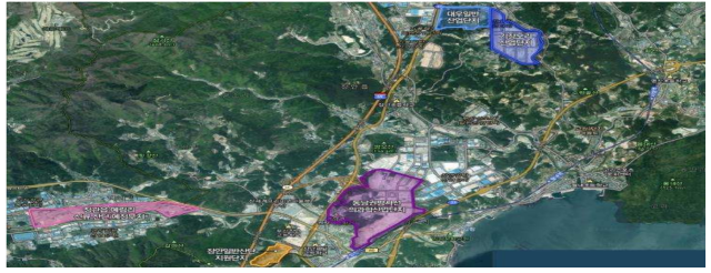 부산 전력반도체 특화단지 조성부지. 부산시 제공