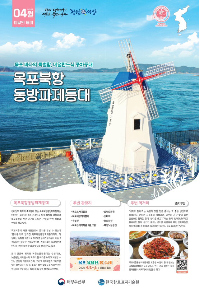 4월 이달의 등대 포스터. 해수부 제공