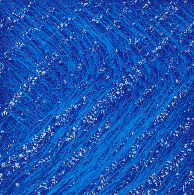 프랑스에 거주하는 채성필이 부산에서 첫 개인전 '물의 초상' 연작 전시를 열고 있다. 사진은 '물의 초상'(2025) 연작. 데이트 갤러리 제공