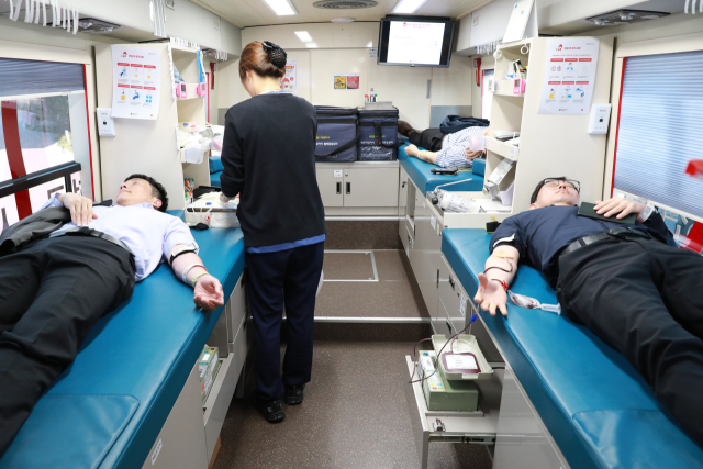 울산항만공사(UPA) 노사공동 헌혈 캠페인 모습. UPA 제공