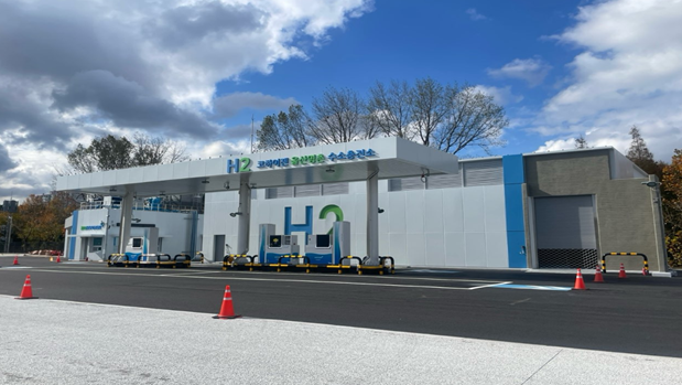 울산명촌 수소충전소 전경. 울산시 제공