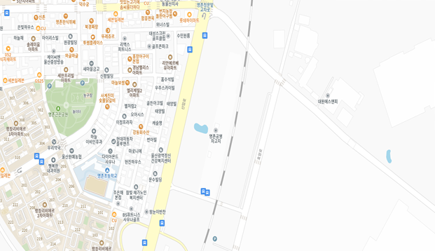 울산명촌 수소충전소 위치도. 울산시 제공