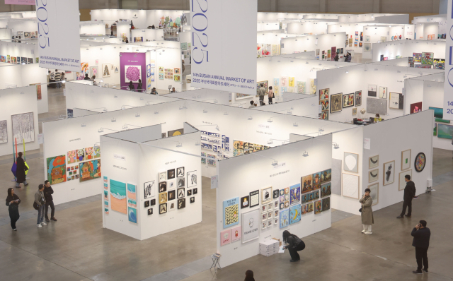 ‘2025 BAMA 제14회 부산국제화랑아트페어’ 모습. 이재찬 기자 chan@