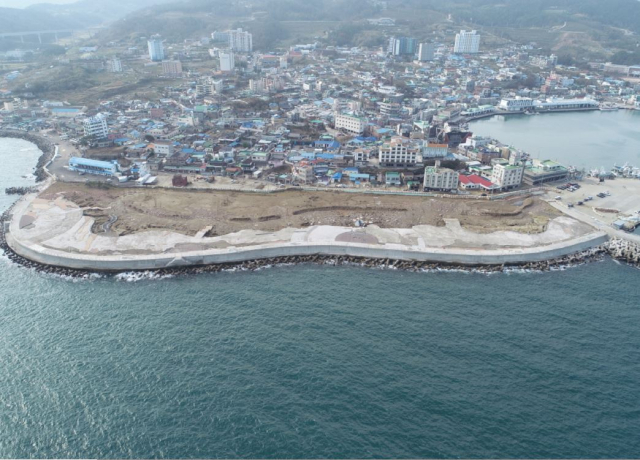 드론으로 촬영한 국가어항. 어촌어항공단 제공