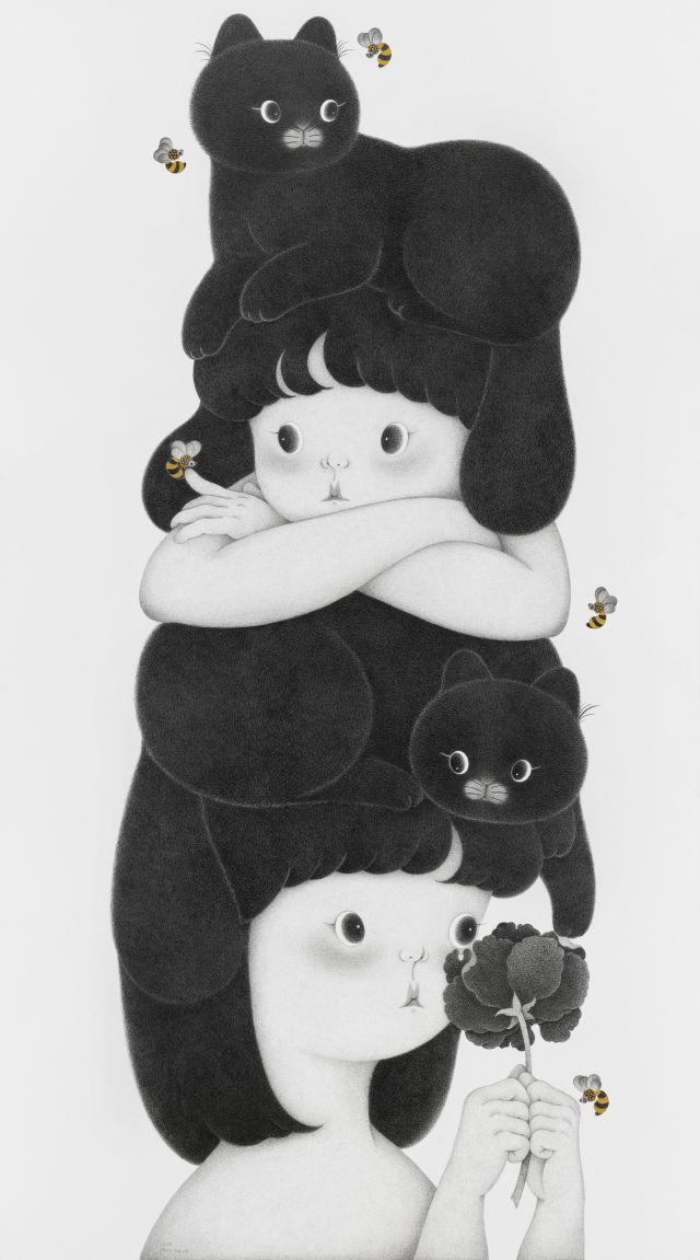 박성옥의 '쌓이는 그리움'(2025). 오케이앤피 제공