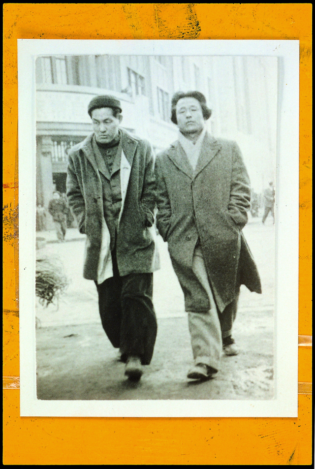 피란시절 부산에서의 이중섭과 한묵. 국립현대미술관 제공