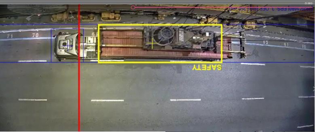 근로자 재해예방시설(AI 기반 사고방지 장치). 해수부 제공