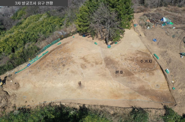 경남도 지정 유산 지정에 나서는 다방동 패총에 대한 발굴 전경. 양산시 제공