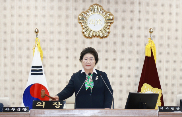 통영시의회 배도수 의장. 부산일보DB