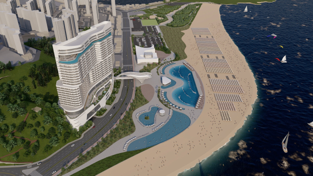 부산시의 다대포 복합해양레저관광 도시 구상안 초안. 부산시 제공